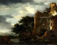 Jacob van Ruisdael - Ruins in a Dune Landscape